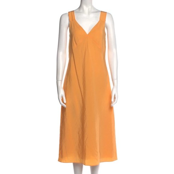 VINCE. Summer dress extra large peach/orange - Picture 2 of 15